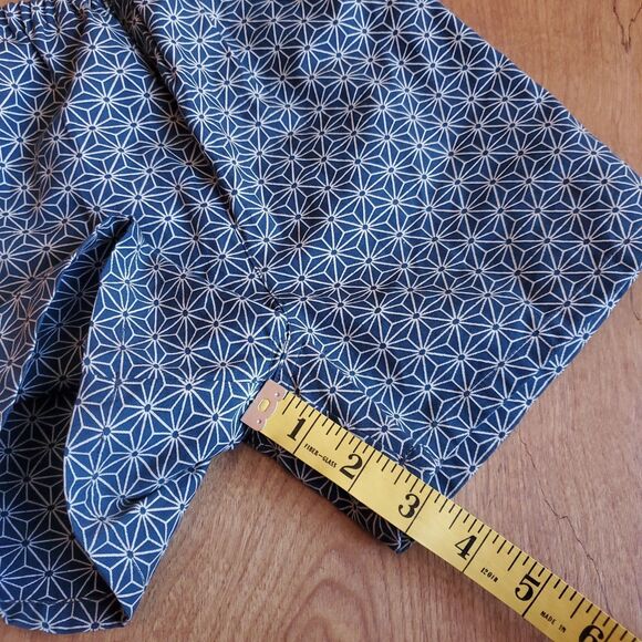 Snoopy Peanuts Familiar Japan Girls Outfit 110 US 4T Shorts Top Geometric Blue - Picture 7 of 9